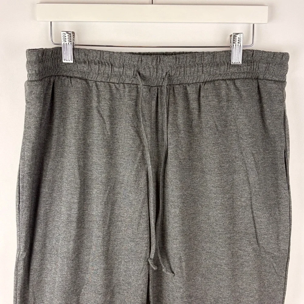 Blue Ice Premium Charcoal Gray Joggers Large Soft Lounge Athleisure‎ Y2K Relaxed